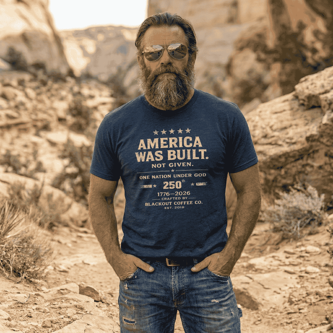 America Was Built. Not Given. T-Shirt - Image 3