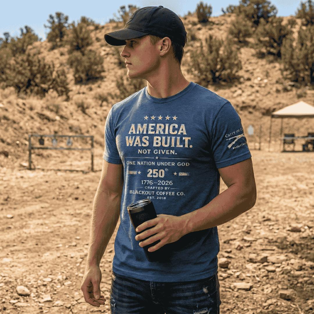America Was Built. Not Given. T-Shirt - Image 4