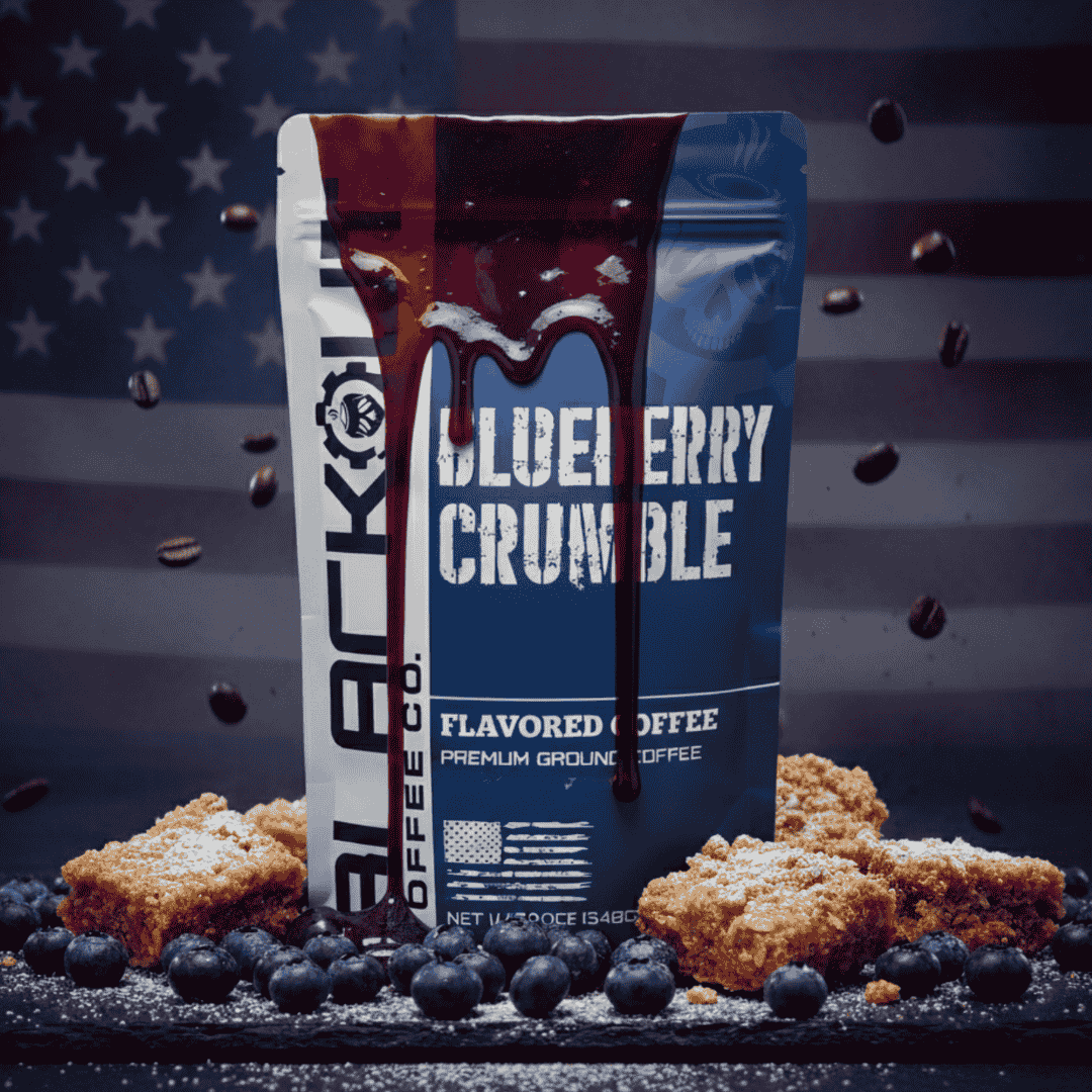 Blueberry Crumble Flavored Coffee - Image 3