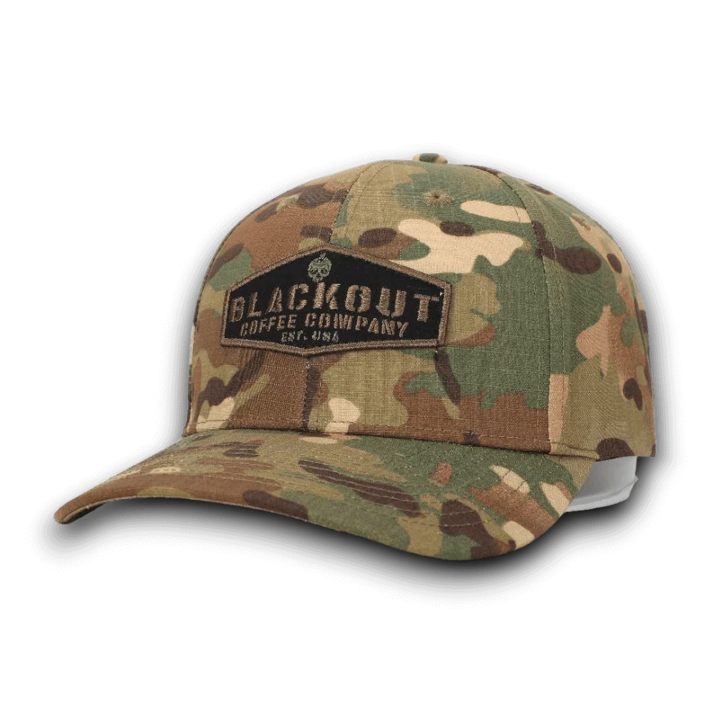 CAMO PATCH HAT WITH VELCRO CLOSURE - Image 3