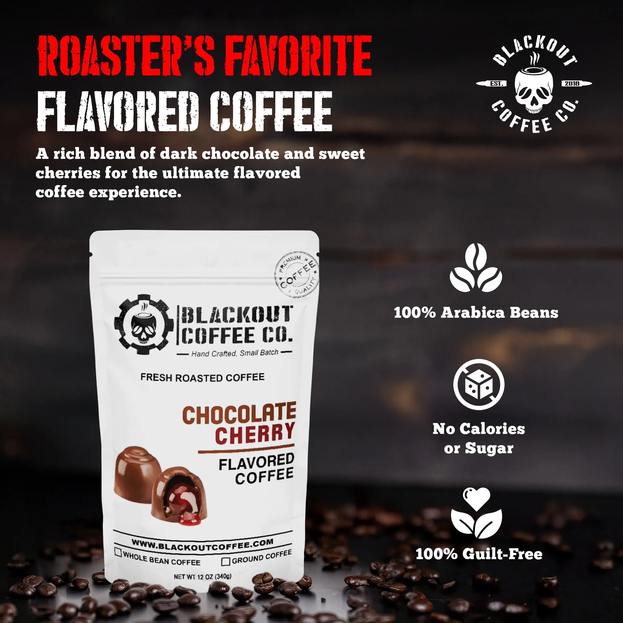 Chocolate Cherry Flavored Coffee - Image 5