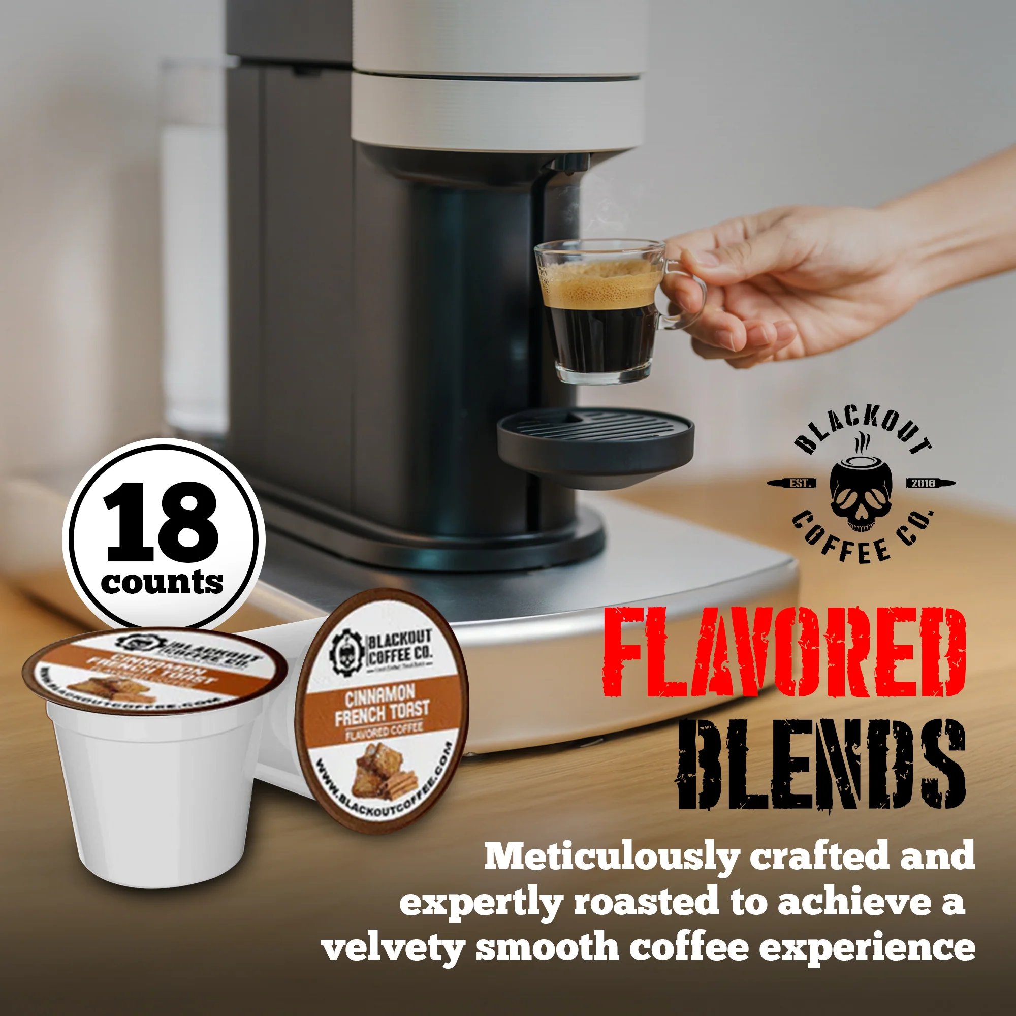 CINNAMON FRENCH TOAST FLAVORED COFFEE PODS 18CT - Image 5