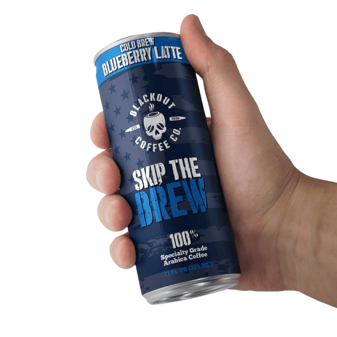 Blackout Coffee RTD Cold Brew BLUEBERRY LATTE 12 Pack - Image 3