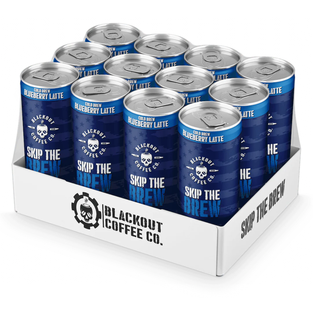 Blackout Coffee RTD Cold Brew BLUEBERRY LATTE 12 Pack - Image 5