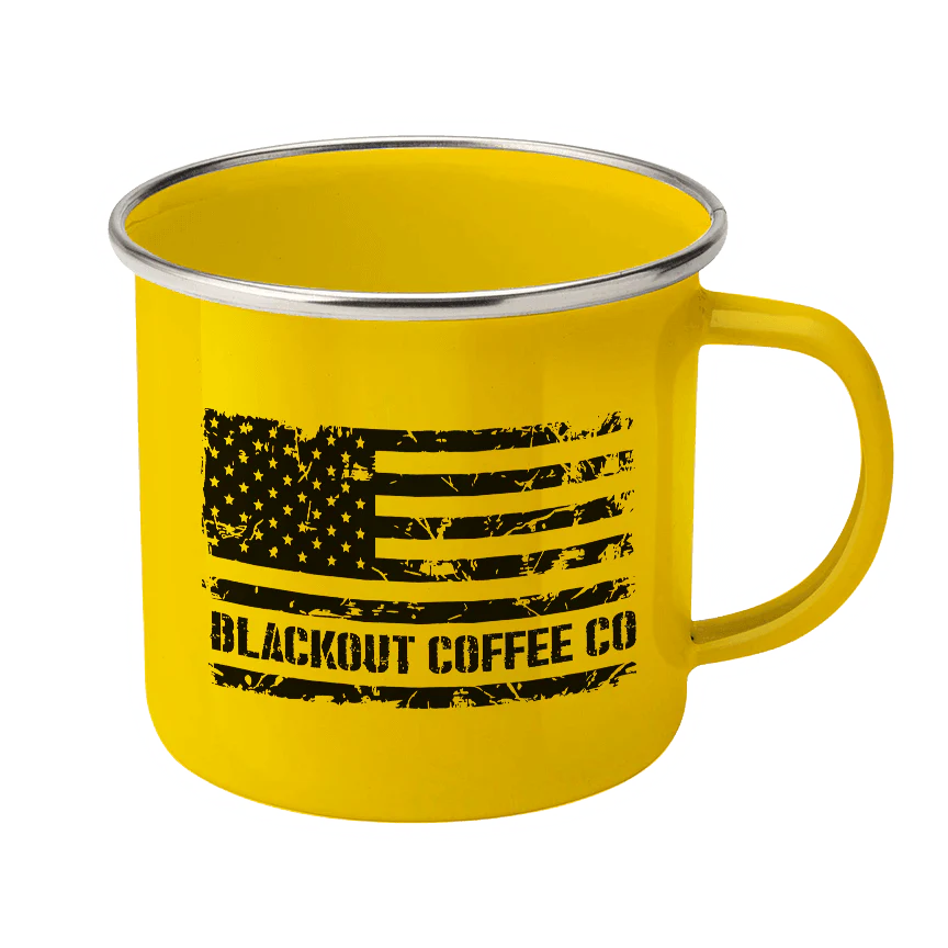 Don't Tread On Me Enamel Steel Mug 12 oz - Image 5