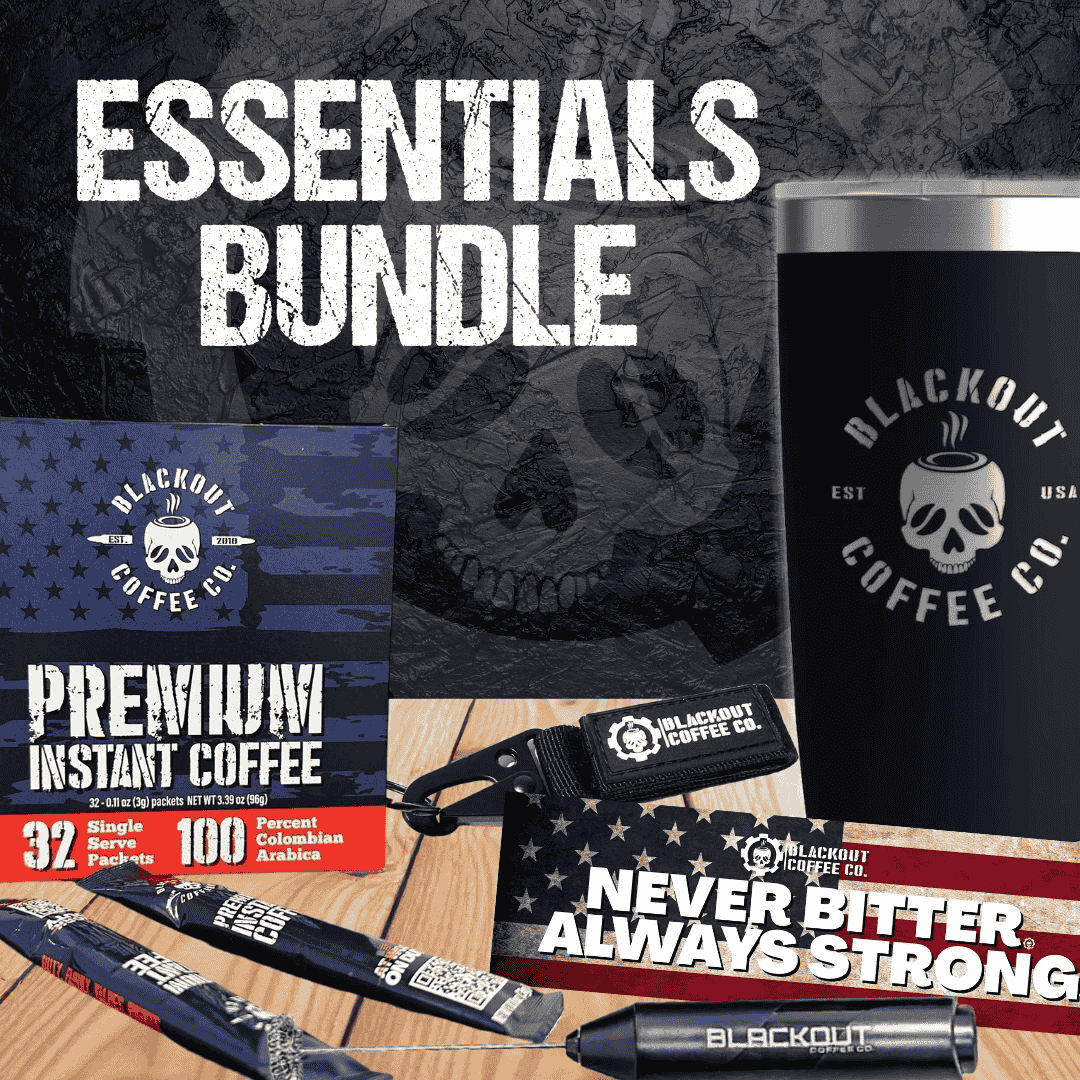Blackout Essentials Bundle – Instant Coffee, Gear & Grit - Image 3