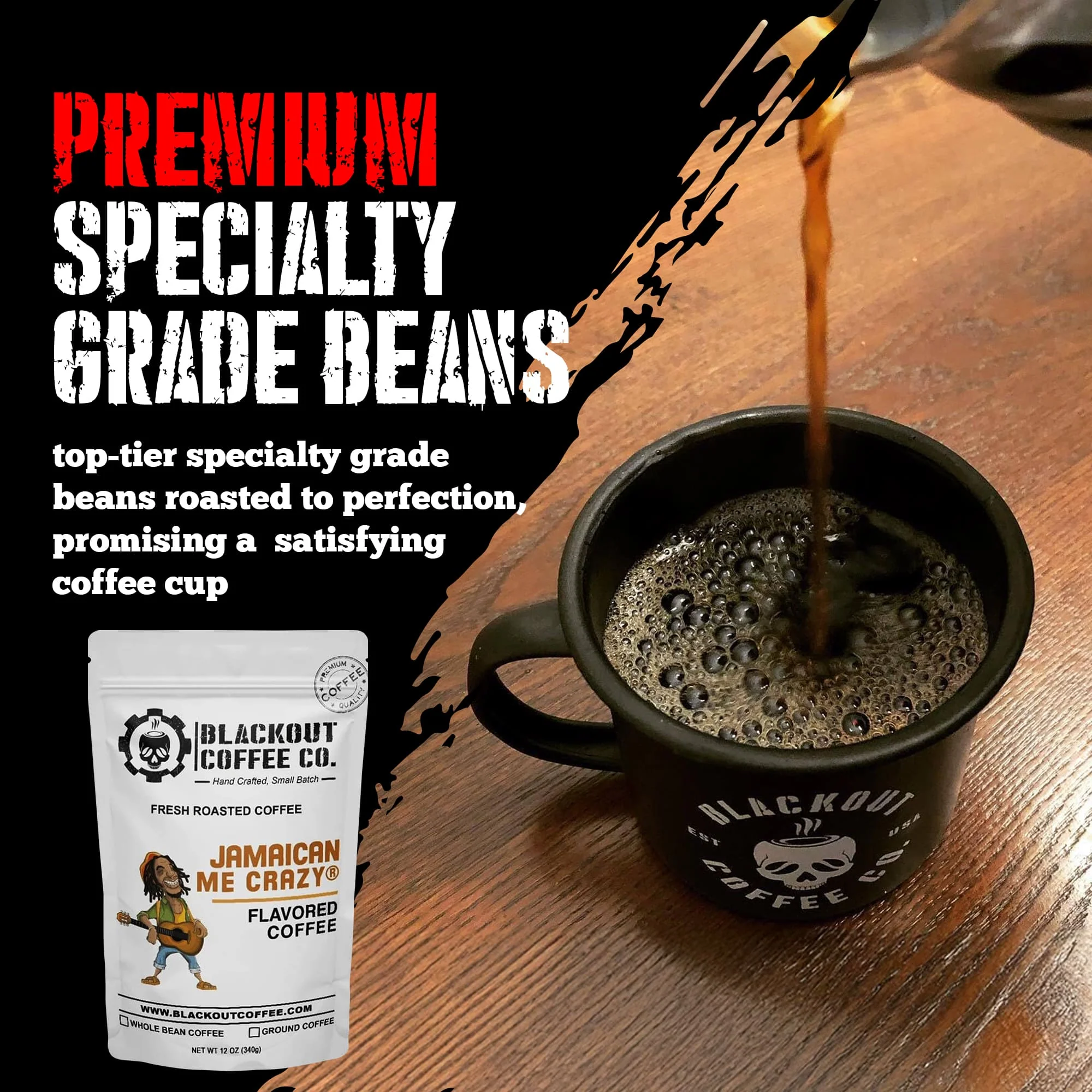 Jamaican Me Crazy® Caramel Vanilla Flavored Coffee - Image 6