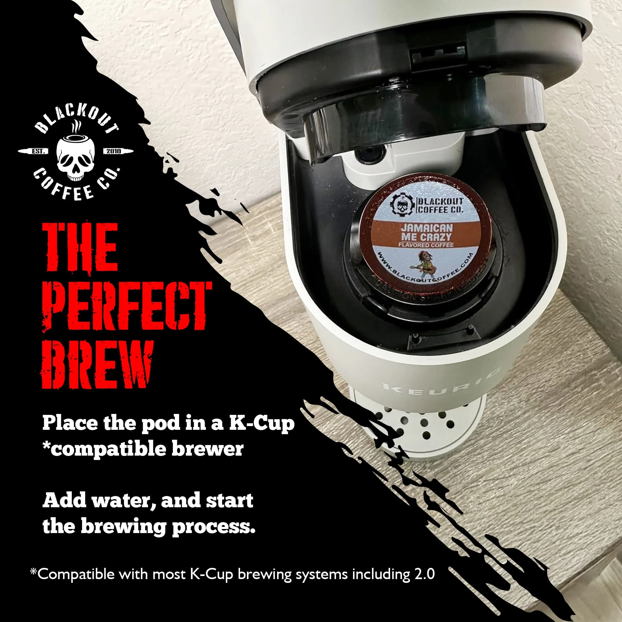 JAMAICAN ME CRAZY® FLAVORED COFFEE PODS 18CT - Image 6
