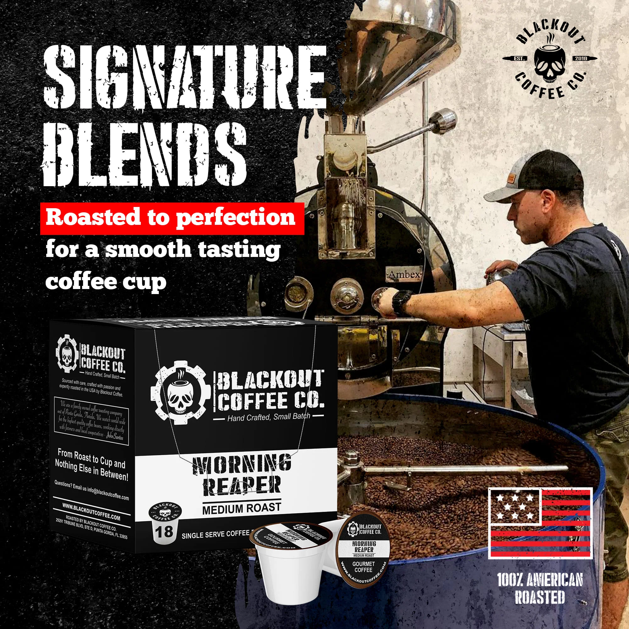 MORNING REAPER MEDIUM ROAST COFFEE PODS 18CT - Image 4
