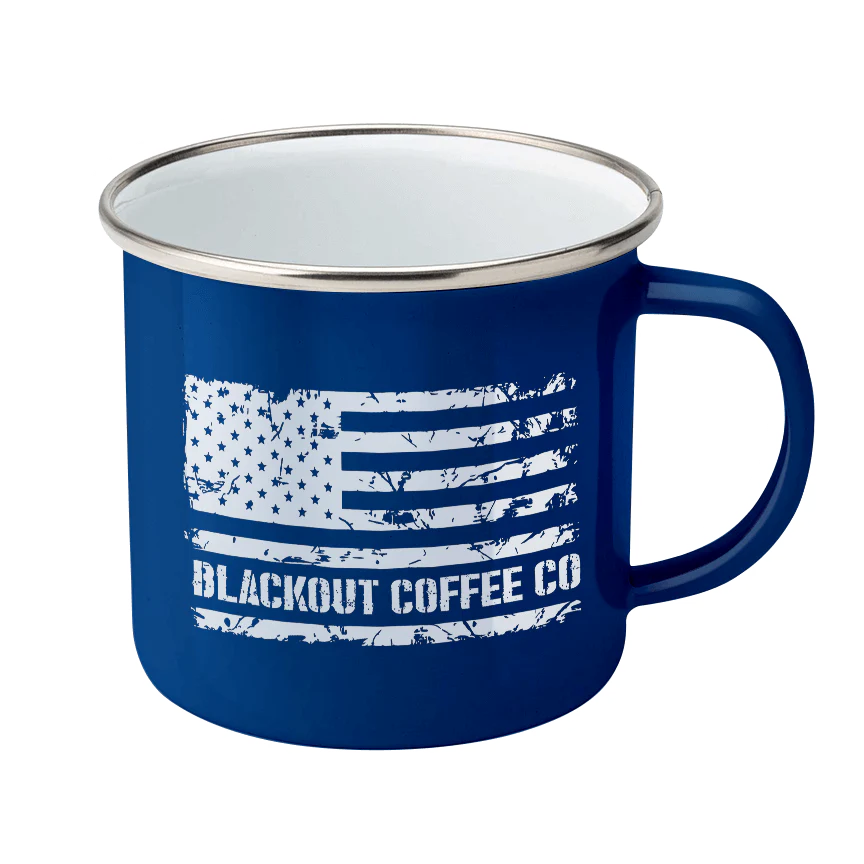 Never Bitter Always Strong Enamel Steel Mug 12 oz - Image 3