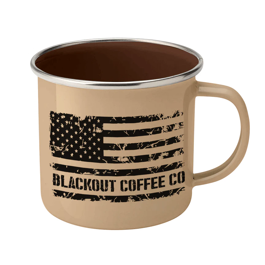 Operation Blackout Enamel Steel Mug 12 oz - Image 5